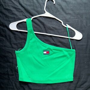 Women’s Tommy Hilfiger Crop Tank Top Green Xs